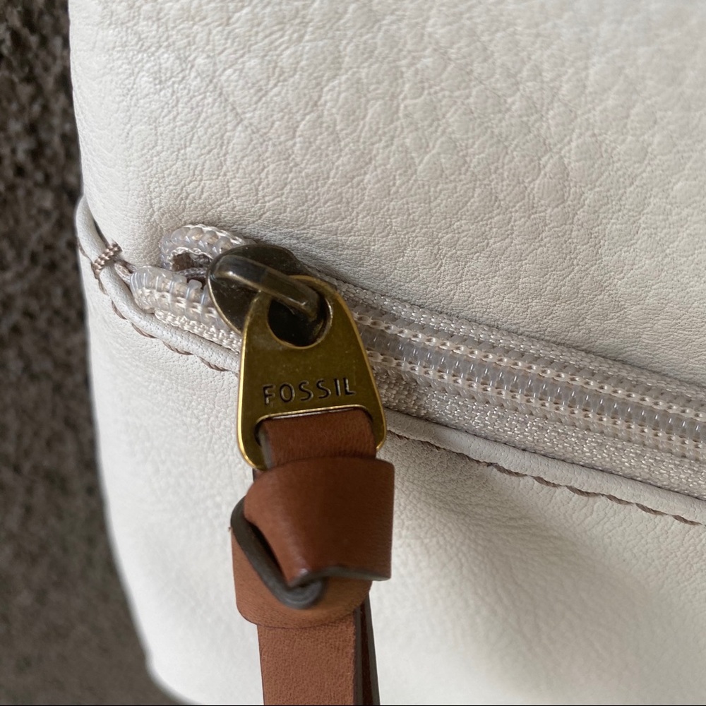 Fossil shoulder purse bag cream tan - Picture 7 of 11